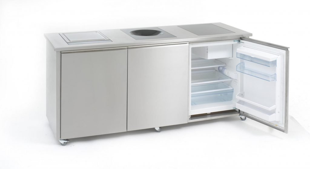 Aussenküche Edelstahl Möbel