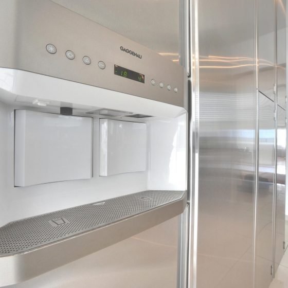 Detail Edelstahlküche