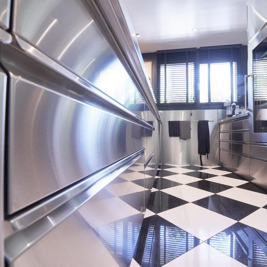 Edelstahl Designer Küche