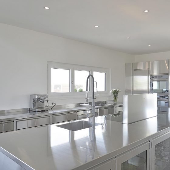 Edelstahlküche Haus Design