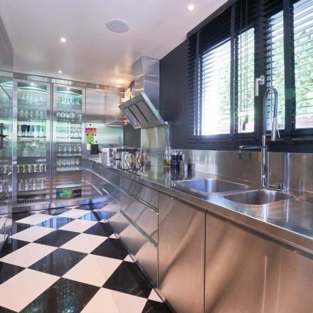 Edelstahlküche Indoor