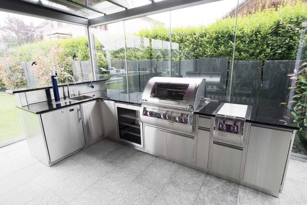 Outdoorkitchen Edelstahl Grill Korpus