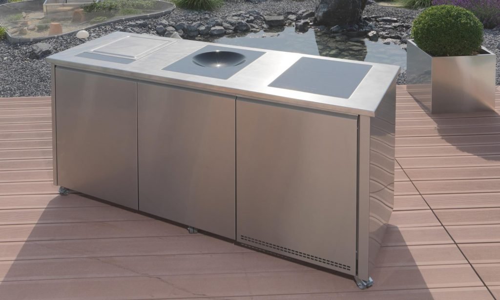 Outdoorküche Edelstahl Design