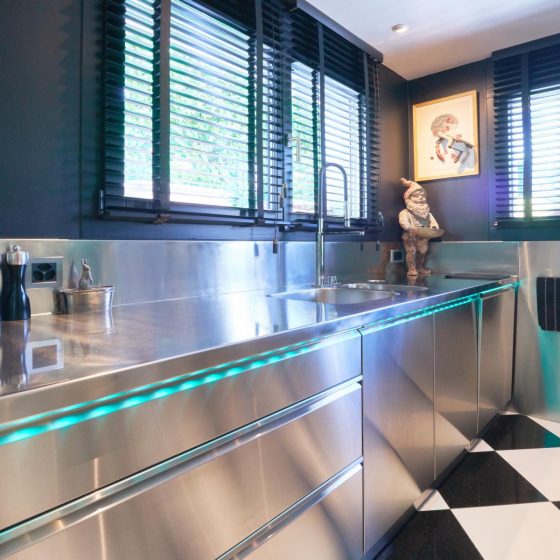Private Edelstahl Küche